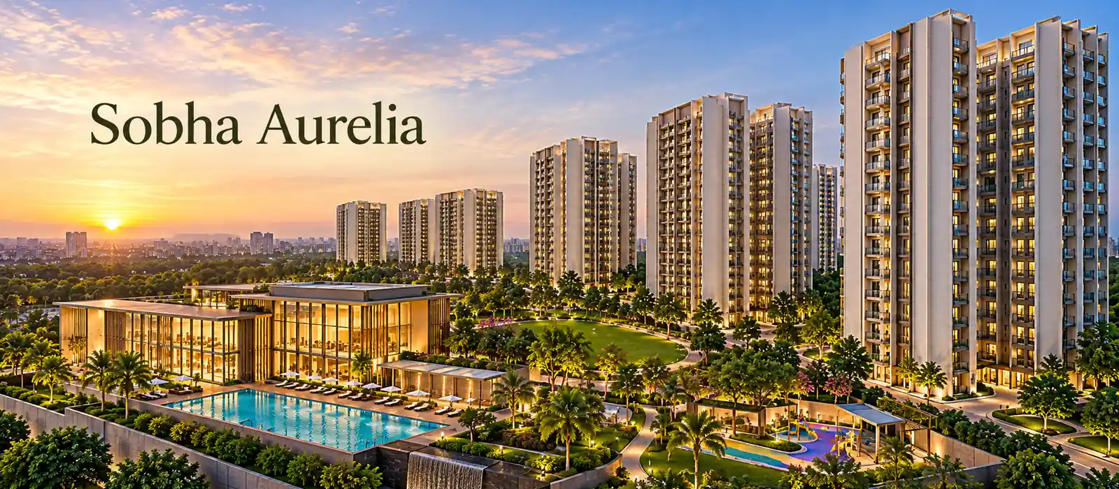 Sobha Aurelia premium 2, 3 and 4 BHK apartment towers at Sarjapur, Bengaluru